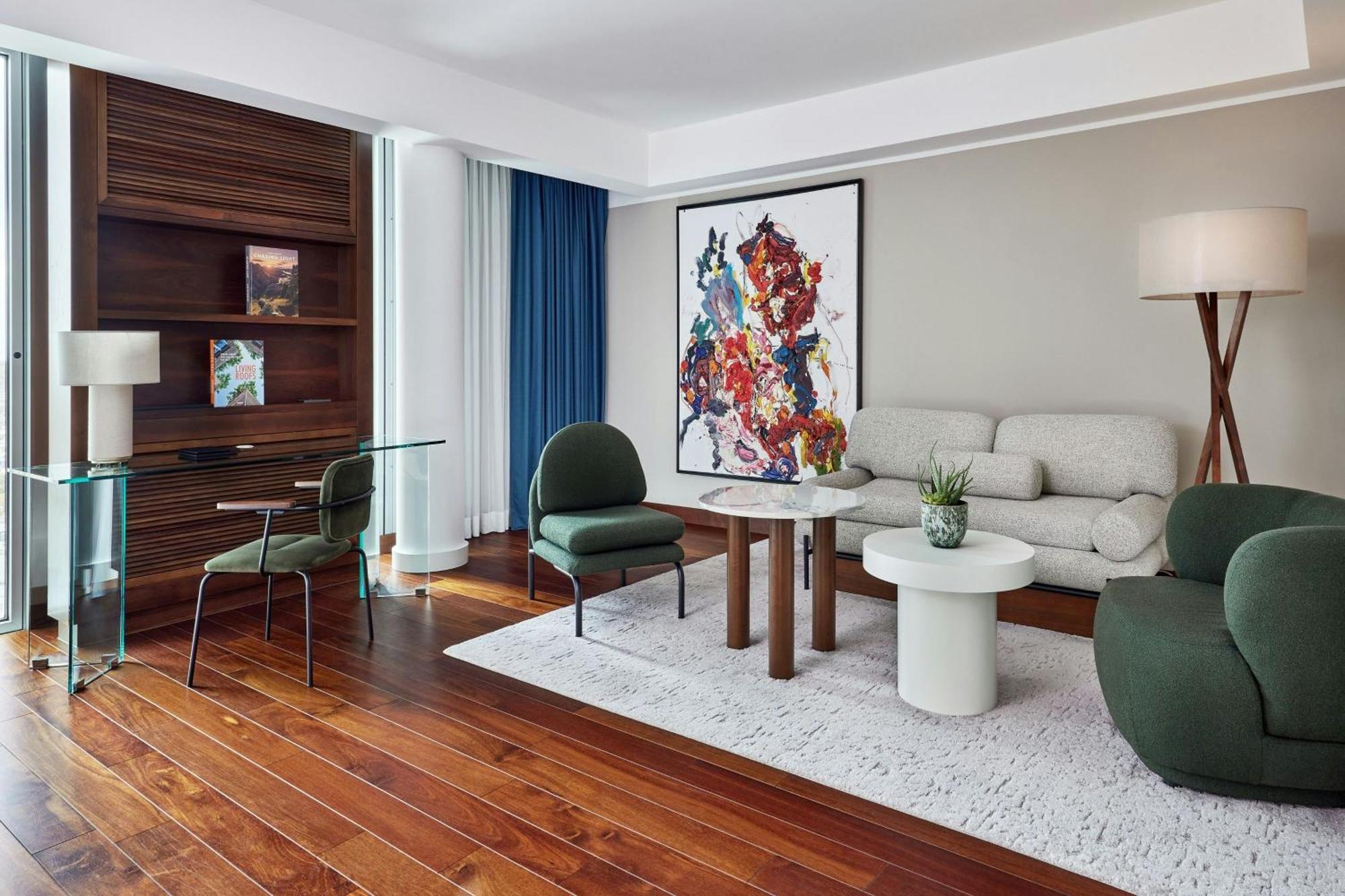Jw Marriott Hotel Frankfurt Frankfurt am Main Exterior photo A living room at the hotel